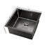 Cefito Kitchen Sink 51X45cm Stainless Steel Basin Single Bowl Black Carousel 2
