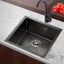 Cefito Kitchen Sink 51X45cm Stainless Steel Basin Single Bowl Black Carousel 6