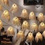 Halloween Ghost Lights,10 Ft Battery Powered String Lights,20 Led Outdoor I Carousel 1