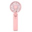 Elosung Pink Dual Blade Portable Neck Fan Rechargeable Usb With Carabiner Carousel 5