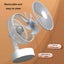 Desk Fan, Small Fan Quiet Operation, Lightweight USB Fan, Small Footprint, Carousel 6