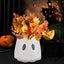 Glow in The Dark Ghost Planter Bucket - Halloween Decor Indoor/Outdoor with Carousel 2