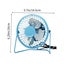 6"/8" Mini High-Velocity Personal Desk Fan, 4 Blades, Adjustable 360?a Head Carousel 4