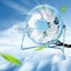 6"/8" Mini High-Velocity Personal Desk Fan, 4 Blades, Adjustable 360?a Head Carousel 7