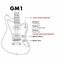 Artist GM1 White Electric Guitar w/ Howler Pickups Carousel 7