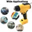 Cordless Hot Air Gun Electric Heat Gun with LCD Display For Dewalt 18/20V li-ion Carousel 12