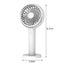 Mini Portable Fan, Silent Powerful Handheld Fan, Cute Design 3 Speed Person Carousel 3