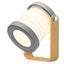 Foldable Table Lamp, Portable Folding Telescopic Night Light, Wooden Handle Carousel 1