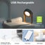 Foldable Table Lamp, Portable Folding Telescopic Night Light, Wooden Handle Carousel 4