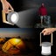 Foldable Table Lamp, Portable Folding Telescopic Night Light, Wooden Handle Carousel 6
