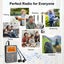Personal AM/F_M Pocket Radio, Portable Mini Digital Tuning Stereo Walkman R Carousel 8