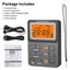 Personal AM/F_M Pocket Radio, Portable Mini Digital Tuning Stereo Walkman R Carousel 9