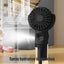 Portable Misting Fan USB Rechargeable Refrigeration Conditioner 4-speed Air Carousel 5