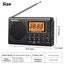 Small AM/FM/SM Radio with Great Reception, Battery Operated Radio with Big Carousel 8