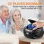Portable CD Player Boombox with AM/FM Stereo Radio,Bluetooth Speaker Player Carousel 2