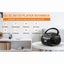 Portable CD Player Boombox with AM/FM Stereo Radio,Bluetooth Speaker Player Carousel 7
