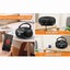 Portable CD Player Boombox with AM/FM Stereo Radio,Bluetooth Speaker Player Carousel 8