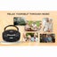 Portable CD Player Boombox with AM/FM Stereo Radio,Bluetooth Speaker Player Carousel 9