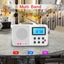Portable Radio AM FM SW Full-Band Radio With LCD Display,Built-in Speaker, Carousel 9