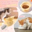 2PCS Cat Flower Bowl Ceramic Raised Raised Cat Food Bowls Elevated Pet Tilt Carousel 4