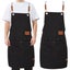 2Pcs Cooking Apron Adjustable Chef Apron with 4 Pockets Waterproof Canvas K Carousel 1