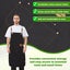 2Pcs Cooking Apron Adjustable Chef Apron with 4 Pockets Waterproof Canvas K Carousel 3
