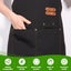 2Pcs Cooking Apron Adjustable Chef Apron with 4 Pockets Waterproof Canvas K Carousel 5
