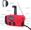 Emergency Hand Crank Radio 2000mWh with 3 LED Flashlight,Radio Solar,Type-C Carousel 2