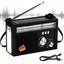 Portable Solar Radio, 1200mAh Weather Radio for Outdoor, Portable Rechargea Carousel 1