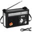Portable Solar Radio, 1200mAh Weather Radio for Outdoor, Portable Rechargea Carousel 9