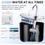 71oz/2.1L Cat Water Fountain with Copper Faucet - Automatic Pet Water Dispe Carousel 4