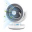 Desk Fan With 3 Speeds & Timer, 10?Z?Z Quiet Air Circulator Fans, Touch Opera Carousel 1