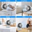Desk Fan With 3 Speeds & Timer, 10?Z?Z Quiet Air Circulator Fans, Touch Opera Carousel 9