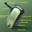Emergency Radio,Luminous Back Panels Emergency Hand Crank Radio 1500mAh Pow Carousel 4