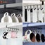2 Pack Adhesive Cup Holder Under Cabinet - 6 Hook Coffee Cup Mug Holder for Carousel 8
