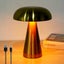 LED Cordless Mushroom Table Lamp Rechargeable Modern Iron Desk Lamp with 3 Carousel 5