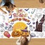 Halloween Giant Coloring Poster Jumbo Paper Coloring Banner for Halloween P Carousel 1