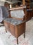 A Quality Antique Solid Mahogany and Marble Wash Stand Carousel 2