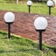 Solar Ball Lights Outdoor,Garden Stake Lights for Pathway,Lawn,Patio - Auto Carousel 4