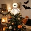 Halloween Tree Topper with Floating Ghost Ornament,Mini Size 5.5 Inches,Met Carousel 5