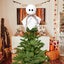 Halloween Tree Topper with Floating Ghost Ornament,Mini Size 5.5 Inches,Met Carousel 7