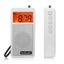 Digital Tuning AM FM Pocket Radio, LCD Battery Operated Portable Radio with Carousel 1