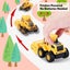 Cars for Toddlers -4 PCS Construction Truck Toys ,Christmas Gift Toys for G Carousel 5