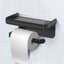 Toilet Paper Holder Easy to Install Versatile Black Toilet Paper Holder Sol Carousel 1