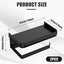 Toilet Paper Holder Easy to Install Versatile Black Toilet Paper Holder Sol Carousel 4