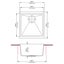 Carysil Enigma Black Composite Sink Insert - 430 X 460mm Carousel 2