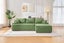 ASHFORD Fabric Sectional Compressed Sofa (Green) - Chaise Facing Right Carousel 2