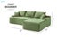 ASHFORD Fabric Sectional Compressed Sofa (Green) - Chaise Facing Right Carousel 4