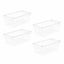 4 Pack Freezer Storage Baskets Organizer Carousel 6