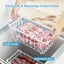 4 Pack Freezer Storage Baskets Organizer Carousel 10